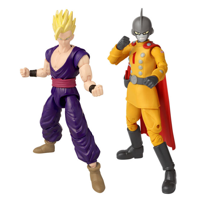 Two Figure Set Featuring Super Saiyan Gohan And Gamma From Dragon